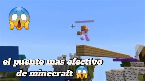 Tutorial Del Puente M S Efectivo Y F Cil De Minecraft Bedrock Para