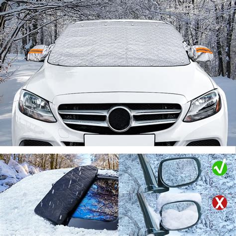 Goolsky Car Windscreen Cover Protective Windshield Cover Frost Sun