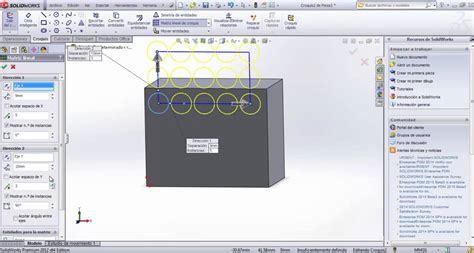 Uso De Matriz Lineal En Solidworks YouTube