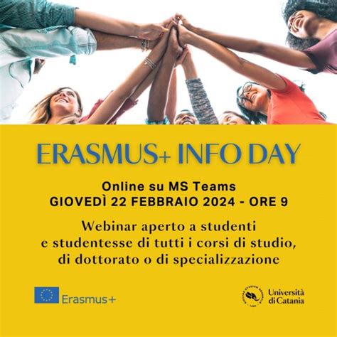 Erasmus Info Day 2024 Università di Catania L Agenda