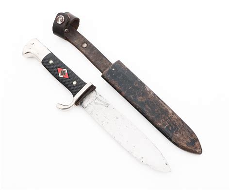 At Auction WWII GERMAN HITLER YOUTH KNIFE WITH MOTTO