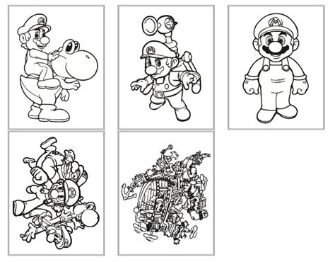 Coloring Pages, Mario, Party Games, Homeschool Printable - Etsy