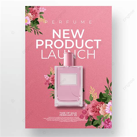 Pink Background Creative Perfume Poster Template Download On Pngtree