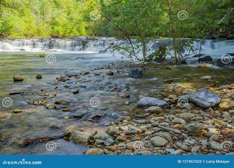 Jennings Creek Waterfall Botetourt County Virginia Usa Stock Photo