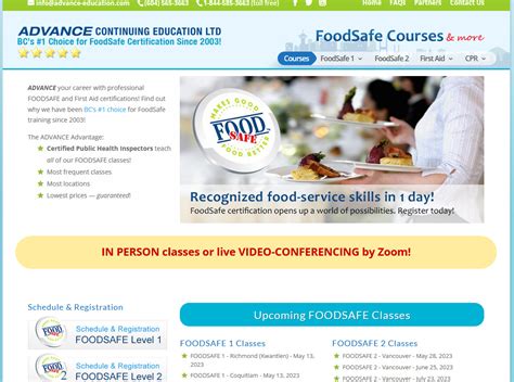 カナダのfood Safe Level 1 資格：食品安全のプロフェッショナルへの第一歩 英語で介護