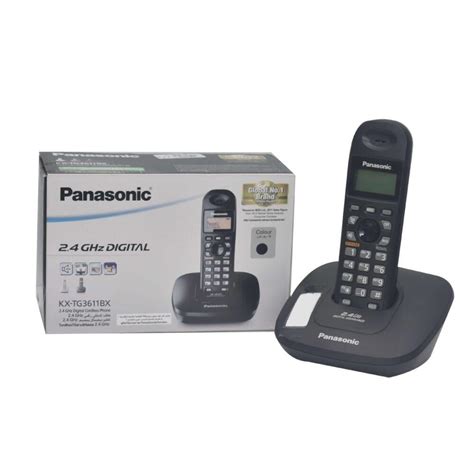 Panasonic Kx Tg Bx Ghz Digital Cordless Phone Black Sheebaonline