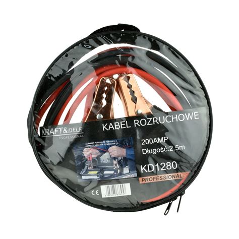 Kable Przewody Rozruchowe W Etui 200A 2 5m Autokosmetyki