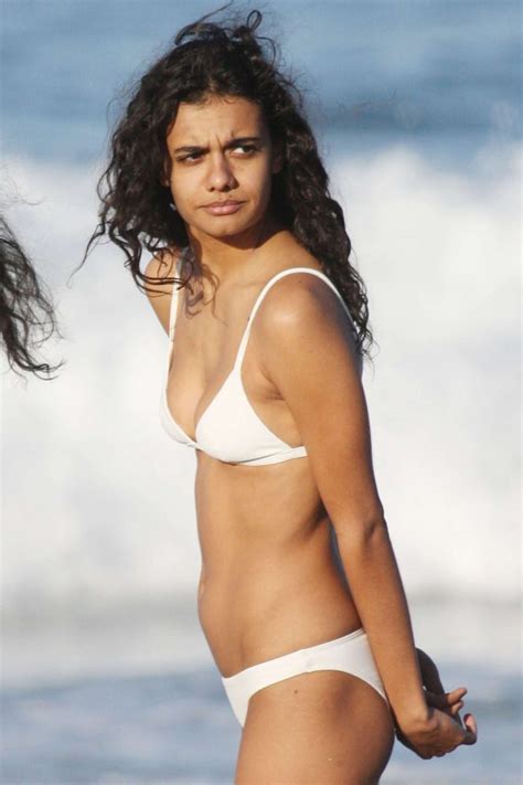 Madeleine Madden In White Bikini On The Gold Coast In Australia GotCeleb