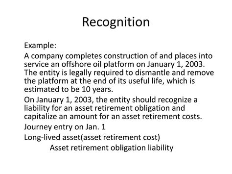 Ppt Asset Retirement Obligations Asc 410 20 Powerpoint Presentation Free Download Id 6816059