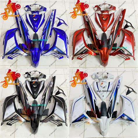 Yamaha Coverset Lc Lc V V V V V V Purba Cover Set Biru