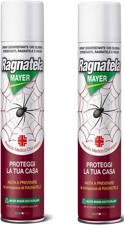 Spray Insetticida Ragni Mililitri Sany Mayer Ragnatelle Reppellente