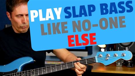 Slap Bass Lesson How To Create Original Slap Bass Lines 26 Youtube