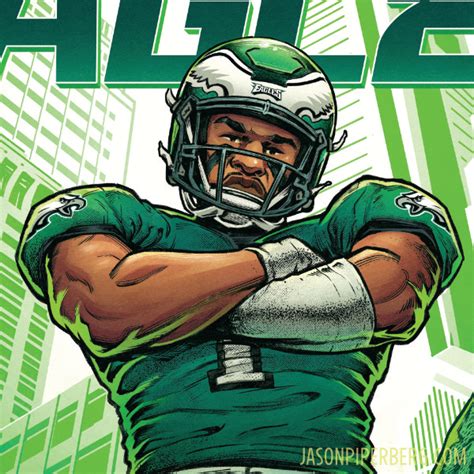 Philadelphia Eagles Playoff Poster Hireillo Hire An Illustrator