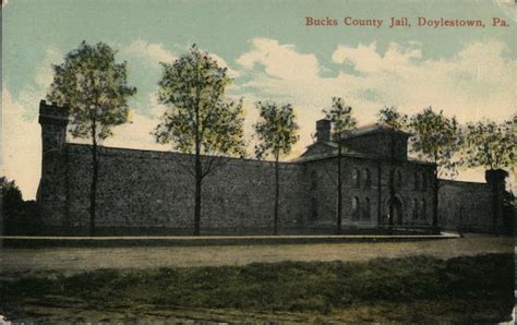 Bucks County Jail Doylestown, PA Postcard