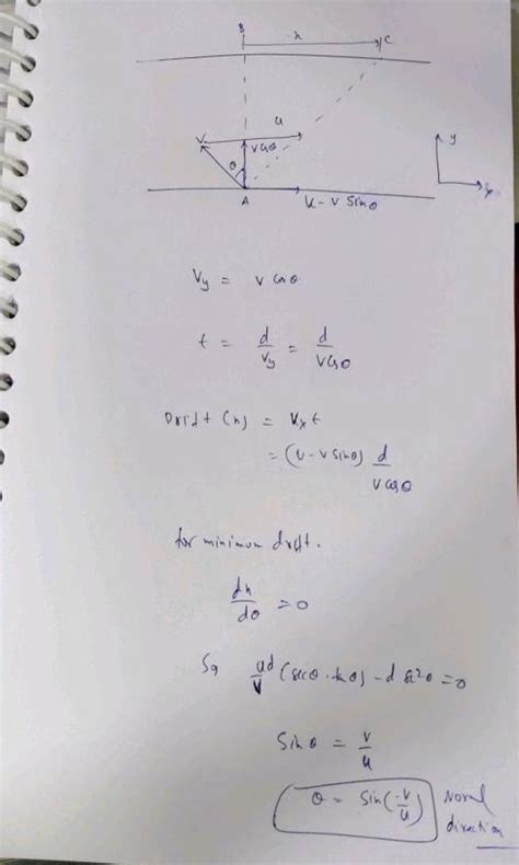 A Boat Moves Relative To Water With A Velocity Half Of The River Flow