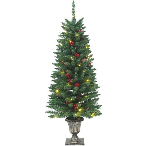 Alberi Di Natale Artificiali Pz Con Led Verde Cm