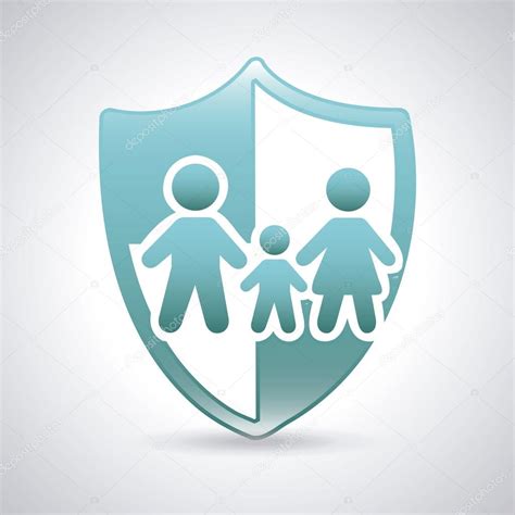 Family shield — Stock Vector © yupiramos #29202849