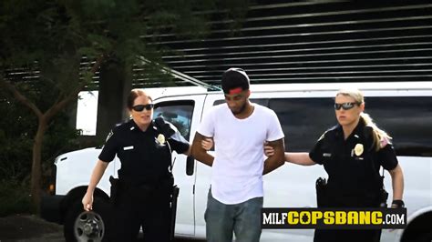 Milf Cops Make Skinny Suspect Bang Their Coochies Hard