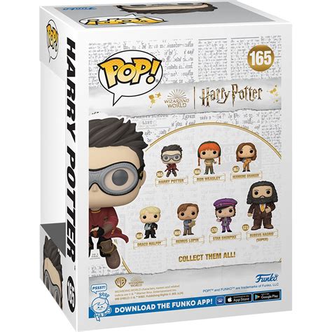 Harry Potter And The Prisoner Of Azkaban Harry Potter With Broom Quidditch Funko Pop Vinyl