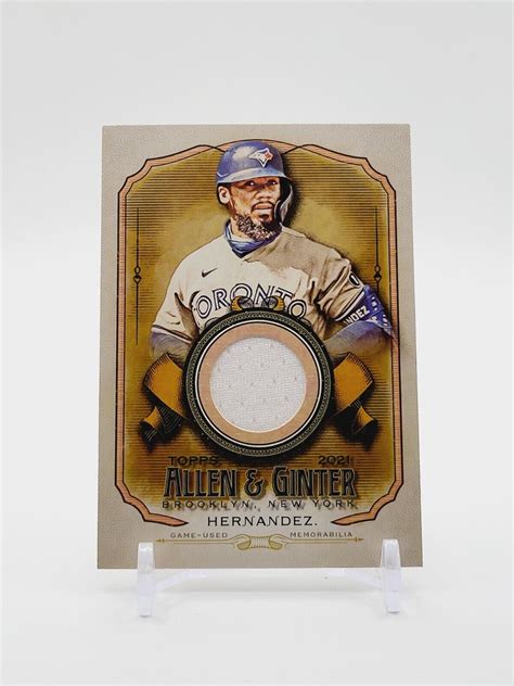 Teoscar Hernandez Relic Card Topps Allen Ginter Aga The Blue