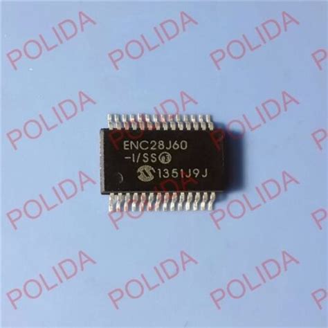 5PCS ETHERNET CTRLR IC MICROCHIP SSOP 28 ENC28J60 I SS ENC28J60T I SS