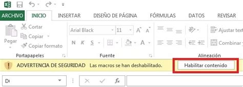 C Mo Habilitar Las Macros En Tu Excel Planillaexcel