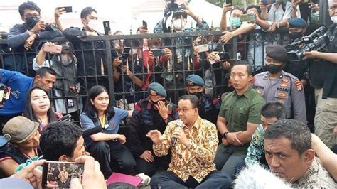 Gubernur DKI Jakarta Anies Baswedan Pamit Ke ASN Hingga Temui Pendemo