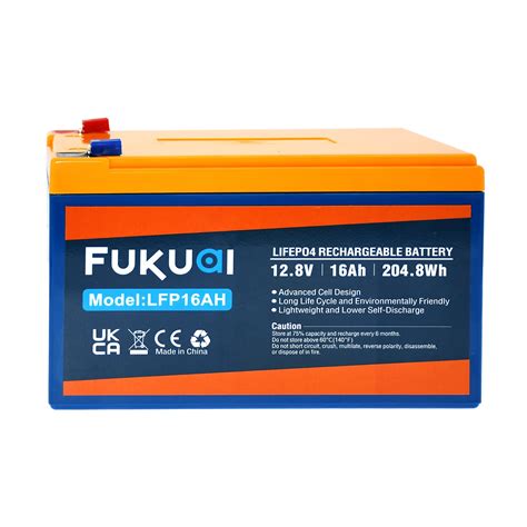 Buy 12v 16ah Deep Cycle Lifepo4 Battery 2000 Cycles Fukuai Rechargeable Lithium Iron Phosphate