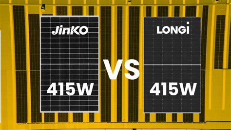 Solar Panel Comparison Guide Jinko Vs Longi Solar Run