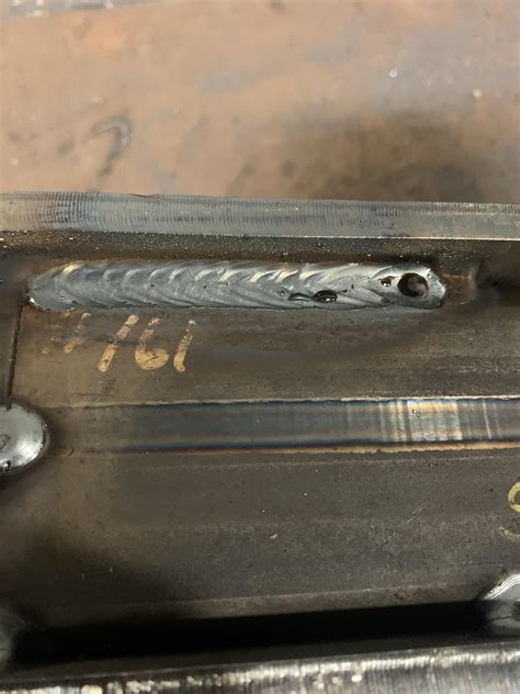 A Weld I Ran This Morning Is This Good For 7 Weeks Mig Welding And