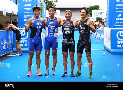 Odaiba Tokyo Japan 9th Oct 2016 L R Siruba Taniguchi Yuichi