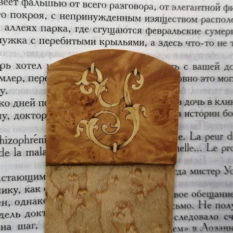 У Закладка из дерева с мозаикой – купить онлайн на Ярмарке Мастеров ...