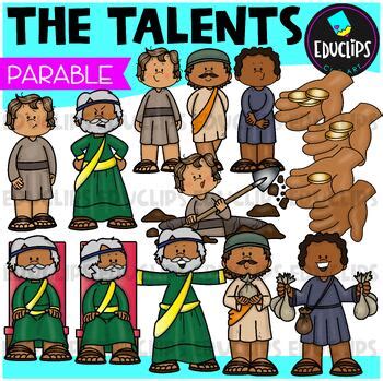 Parable Of The Talents Clipart Set Educlips Clipart By Educlips