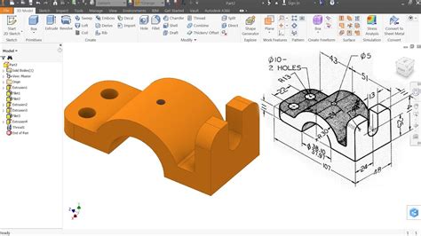 Autodesk Inventor Drawing Tutorial