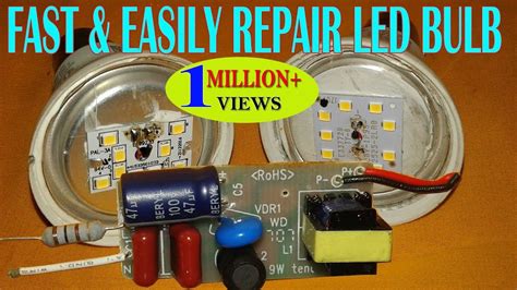 Fast Easily Repair Led Bulb At Home Youtube