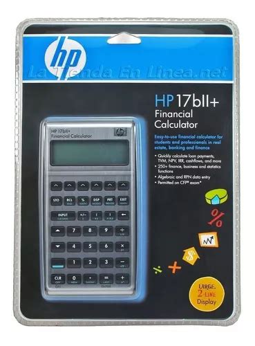 Calculadora Financiera Hp 17bii 250 Funciones 100 Original Cuotas