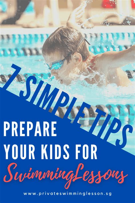 7 Simple Tips to Prepare your Kids for Swimming Lessons