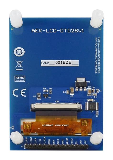 AEK LCD DT028V1 Stmicroelectronics Evaluation Board SPC5 TFT LCD