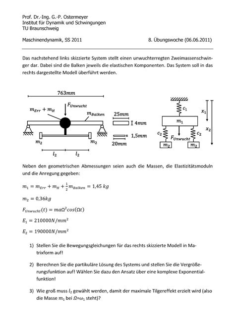 Uebungsblatt Woche 8 Informationstechnologie für den Maschinenbau