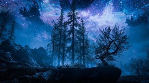 Skyrim Night Sky - Awesome Game Art — Steemit | Skyrim wallpaper, Skyrim art, Fantasy landscape