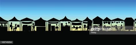 Market Stalls Silhouette Stock Clipart Royalty Free Freeimages