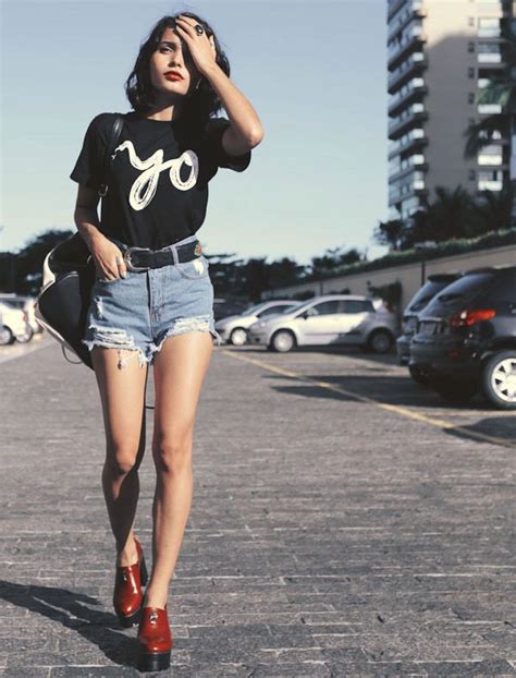 Maneiras De Usar Shorts Jeans Steal The Look Estilo Jeans Sobre