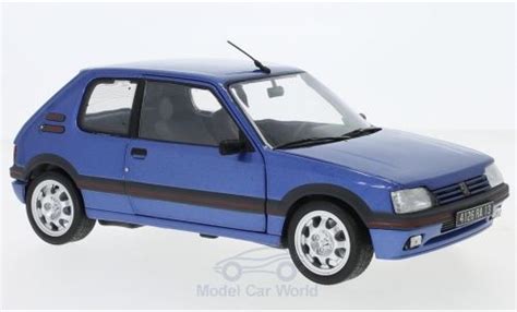 Modellino In Miniatura Peugeot 205 GTI 1 18 Norev GTi 1 9 Metallic Blu