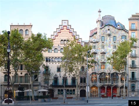 Casa Batllo Passeig De Gracia Panoramastreetline