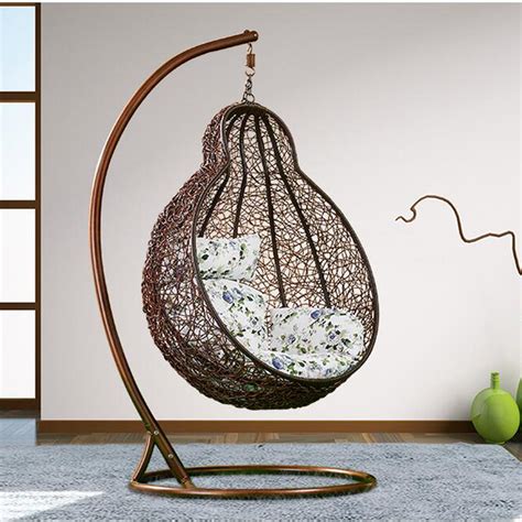 Garden Furniture Hanging Chair Wicker Egg Chair Outdoor Rattan Swing Chair D028 China Garden