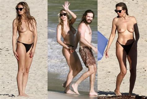 Heidi Klum Nude In St Barts 12 Photos The Fappening