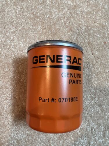 Generac 070185e Oem Generator Oil Filter 070185es 654329039601 Ebay