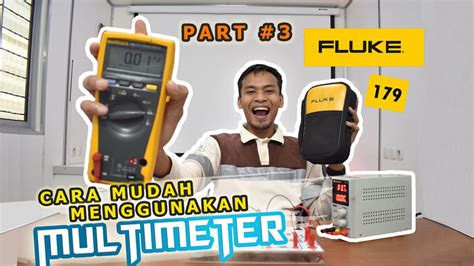 Cara Mengukur Nilai Resistor Dengan Multitester Digital Fluke Youtube