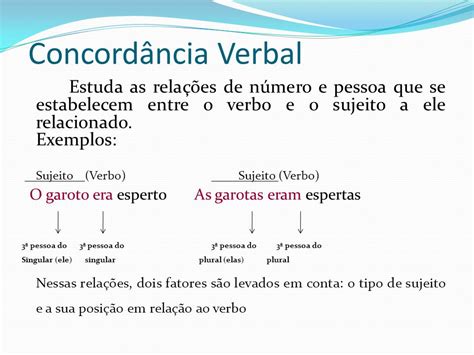 Exemplos De Concord Ncia Verbal E Nominal Novo Exemplo