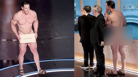 John Cena Naked Oscars John Cena Wore A Modesty Patch During His